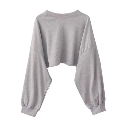 Pecsona Women's Long Sleeve Streetwear Sweatshirt