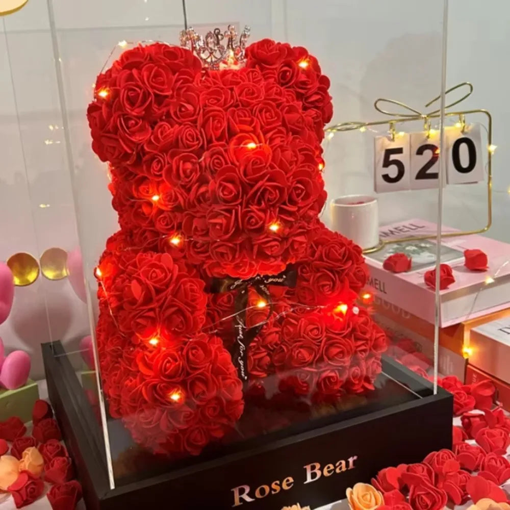 Valentines Limited Edition: Flower Eternal Rose Teddy Bear