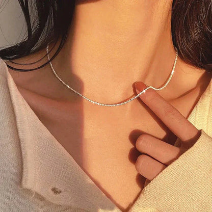 Korean Pearl Charm Choker