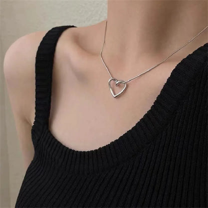 Korean Linked Hearts Necklace