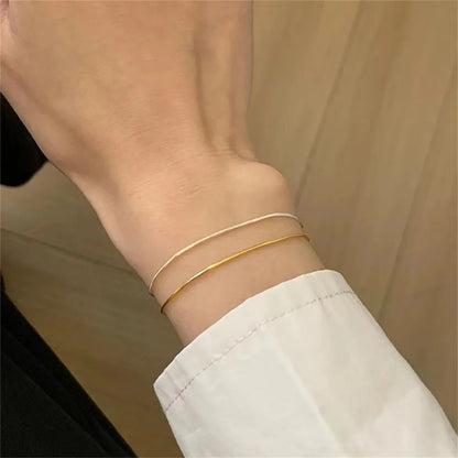 Filipino Dainty Gold Chain Bracelet