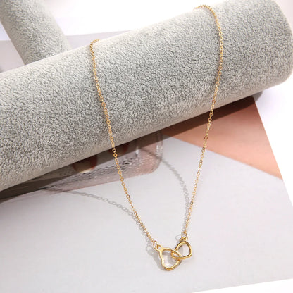 Korean Linked Hearts Necklace