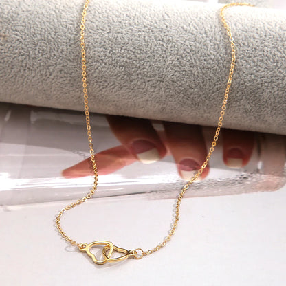 Korean Linked Hearts Necklace